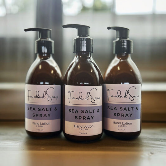 Sea salt and spray hand lotion