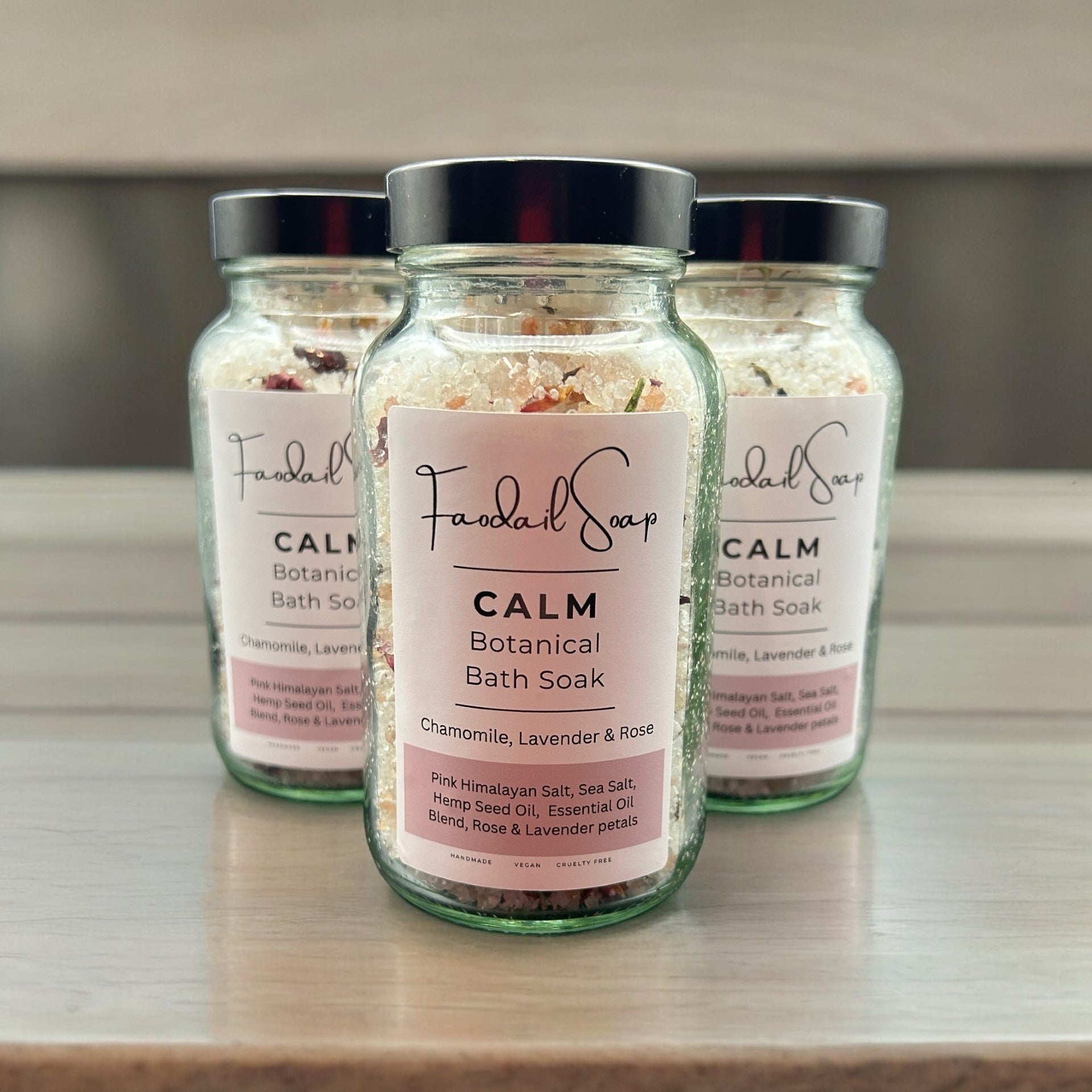 Botanical scented bath salts 