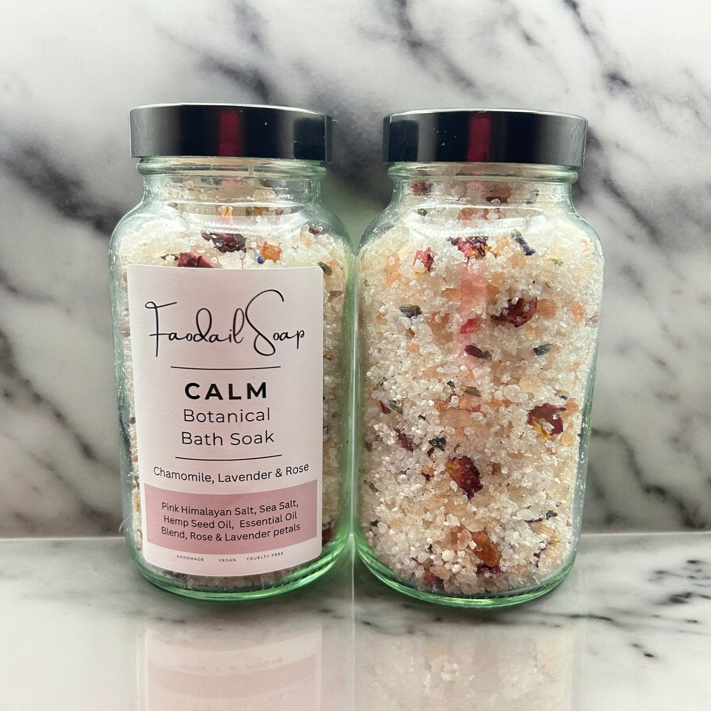 Botanical scented bath salts 