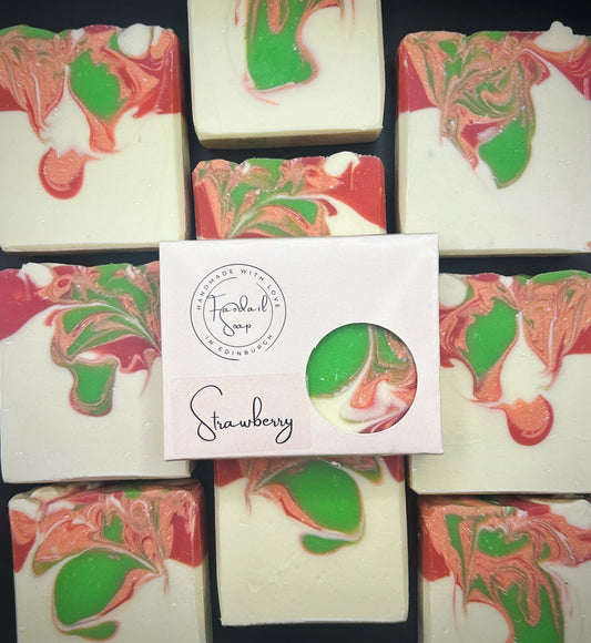 Strawberry soap bar